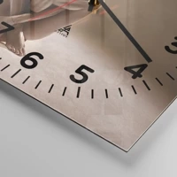 Clock face with numbers