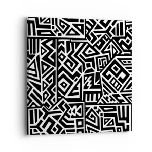 Canvas picture - Precolumbian Composition - 40x40 cm