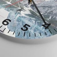 Clock face with numbers