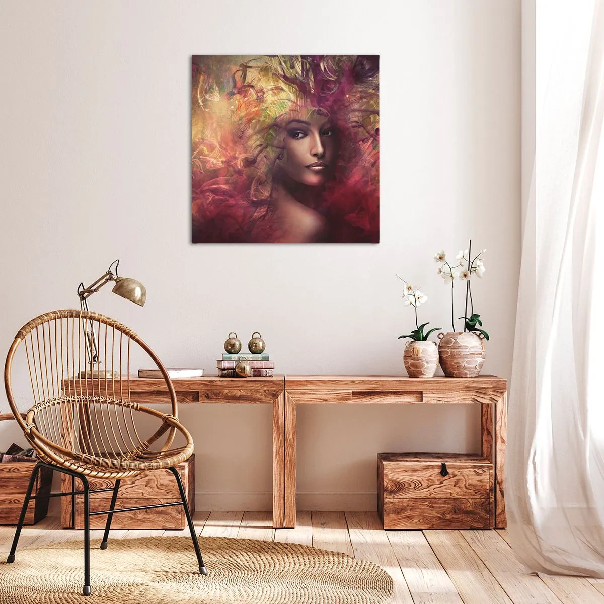 Canvas picture - I Am Here! - 50x50 cm