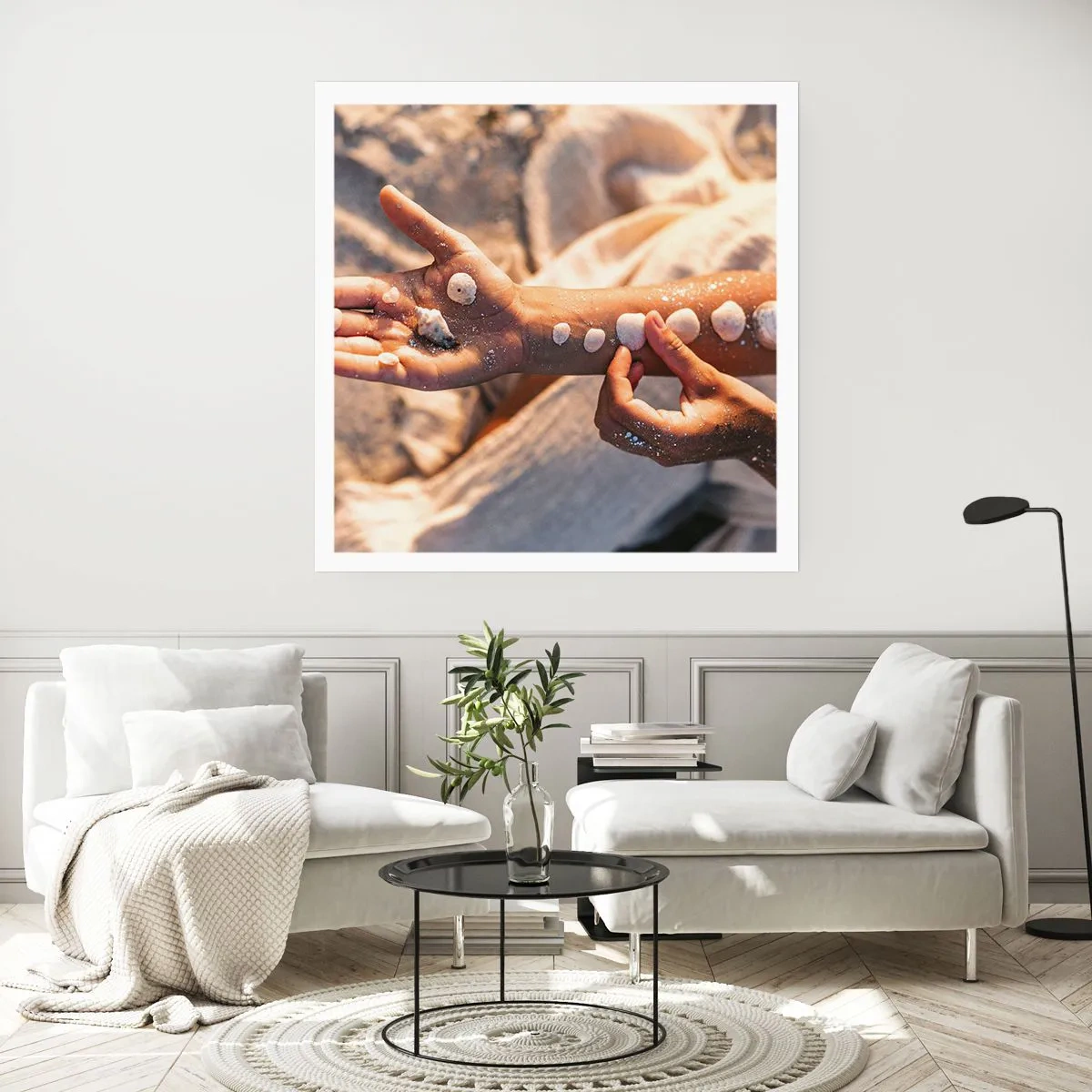 Poster - Beauty at Hand - 30x30 cm
