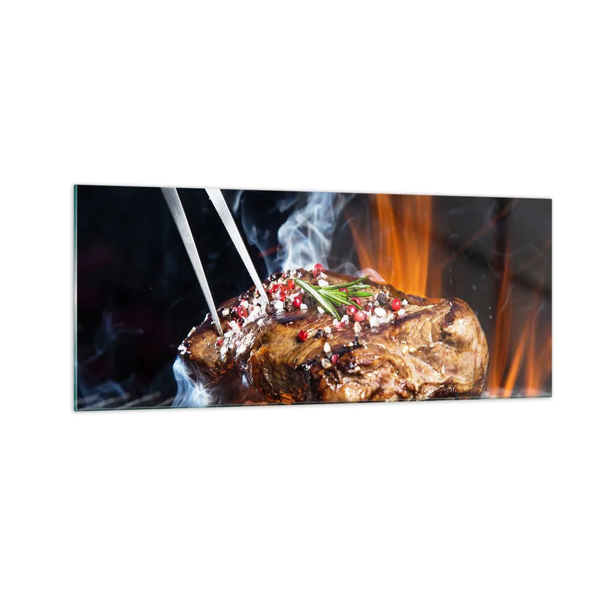 Glass picture - Juicy and Fragrant - 100x40 cm