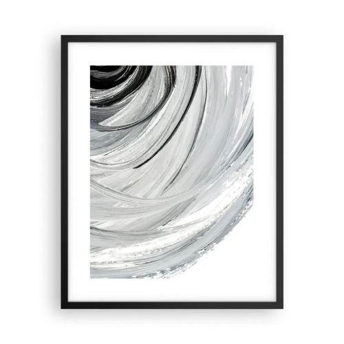 Poster in black frame - Orbital Composition - 40x50 cm
