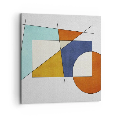 Canvas picture - Abstract: Modernist Fun - 60x60 cm