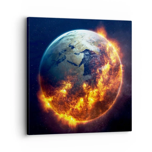 Canvas picture - Flame of Apocalypse - 30x30 cm