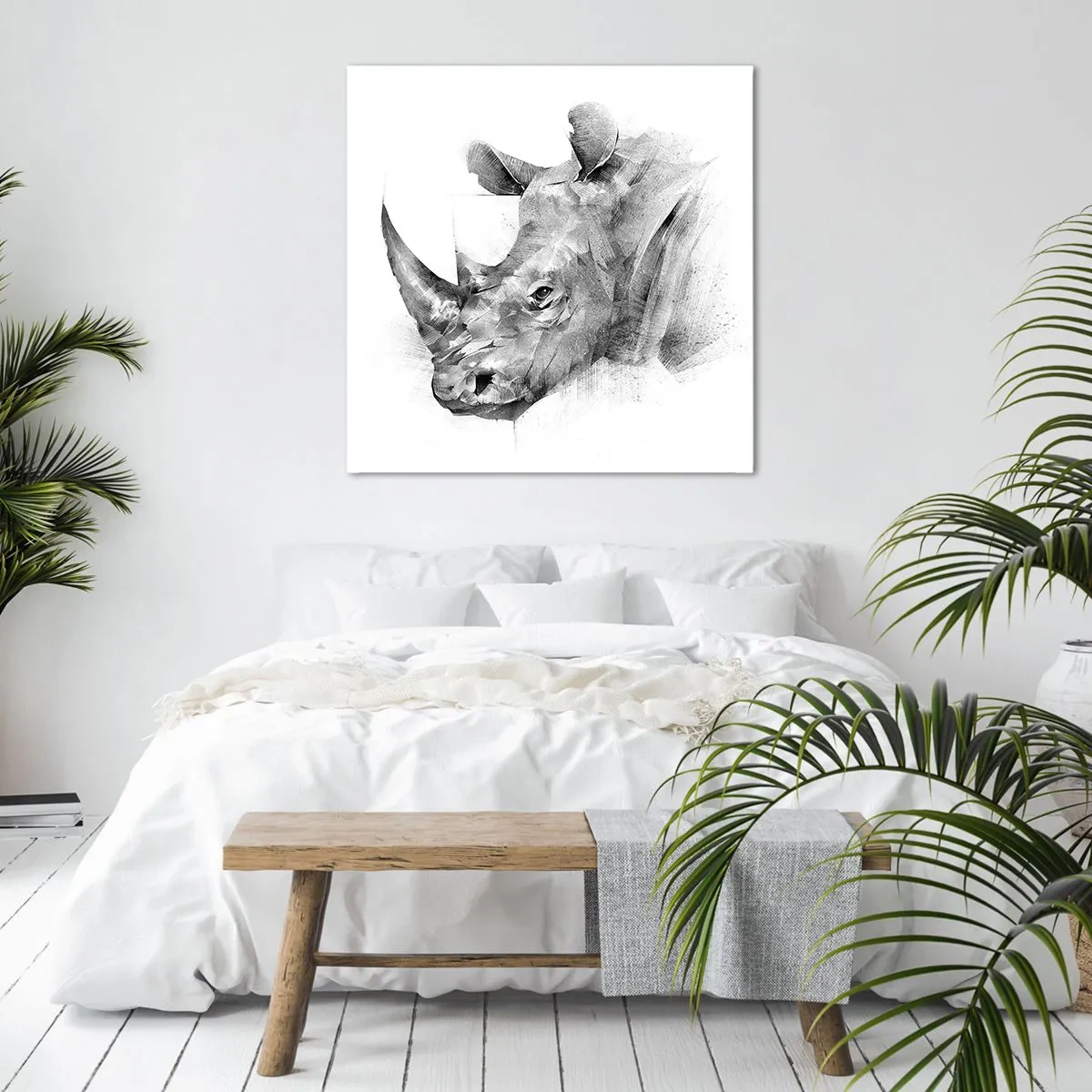 Canvas picture - African Portrait - 70x70 cm