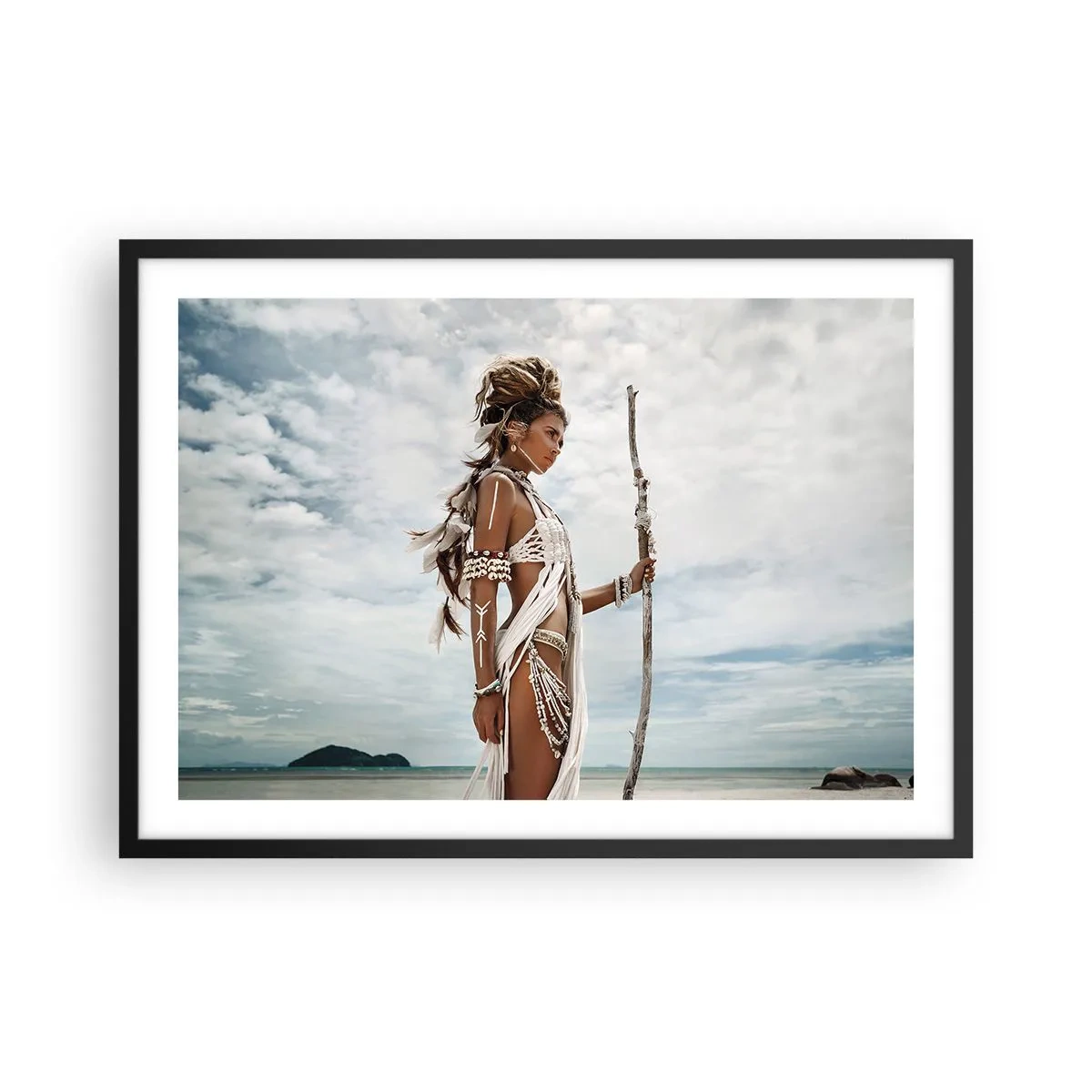 Poster in black frame - Queen of the Tropics - 70x50 cm
