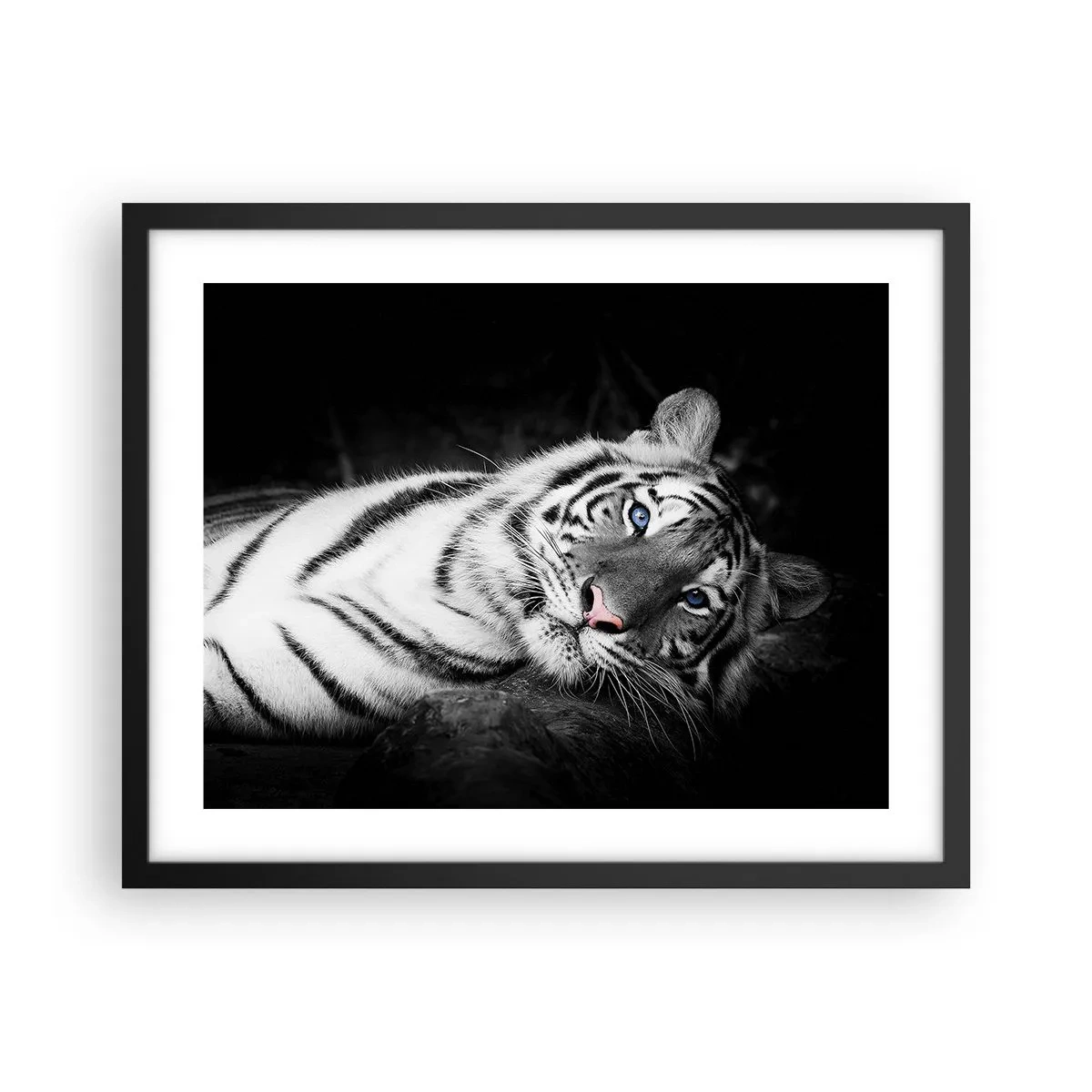 Poster in black frame - Wilderness and Calm - 50x40 cm