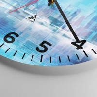 Clock face with numbers