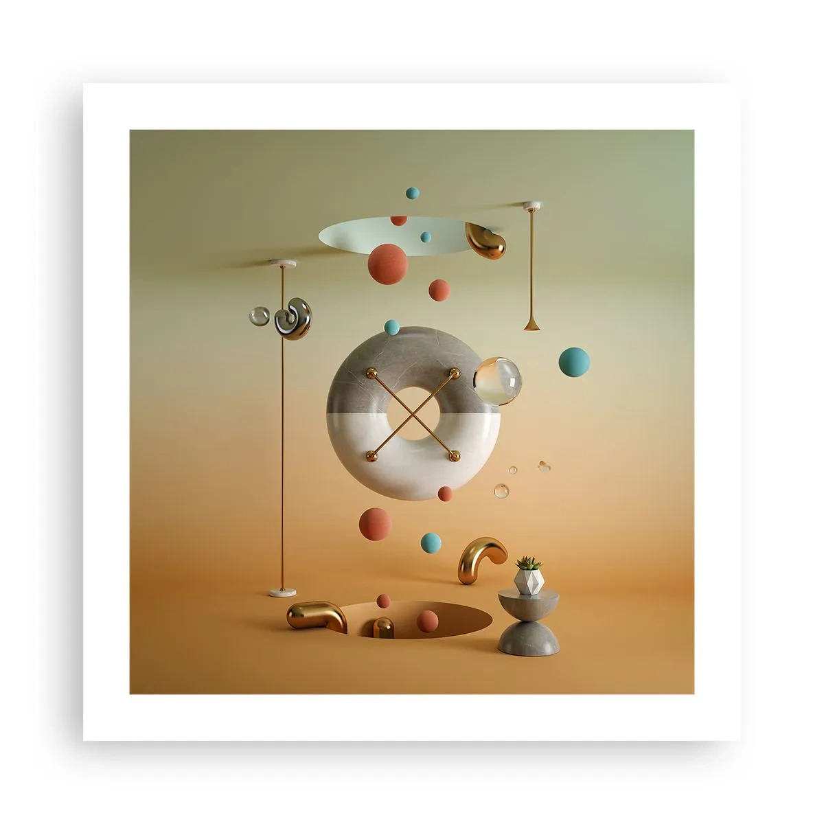 Poster - Anything Can Happen - 50x50 cm