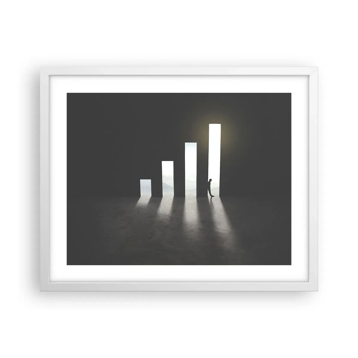 Poster in white frmae - Success - Impression - 50x40 cm