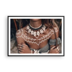 Poster in black frame - Talismans, Rituals of Womanhood - 100x70 cm
