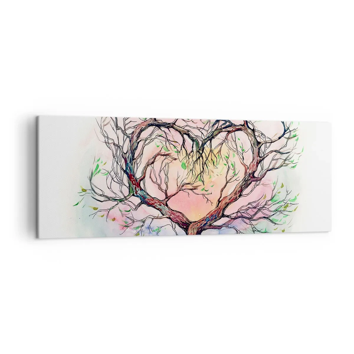 Canvas picture - Together Against the Wind - 140x50 cm
