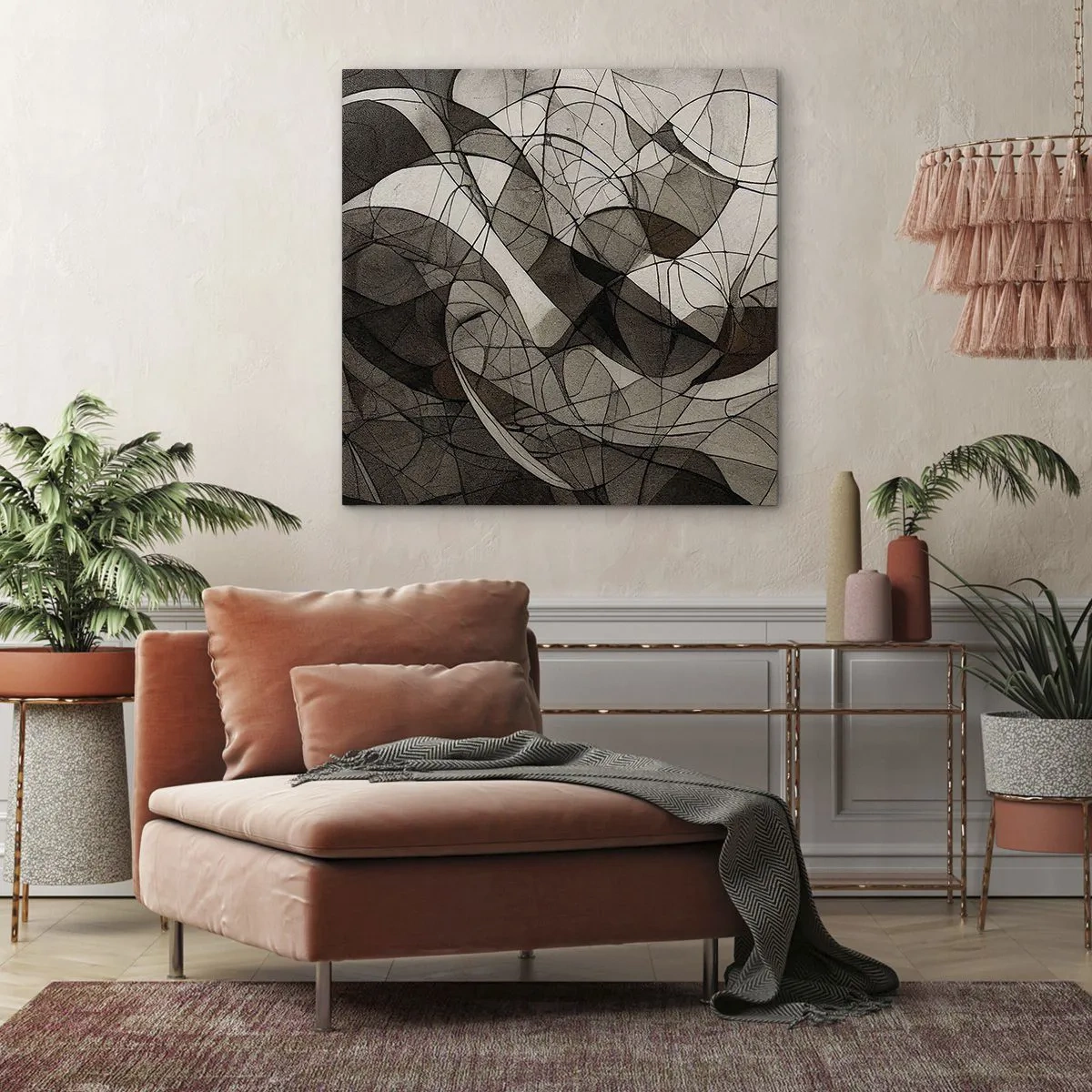 Canvas picture - Circulation of the Colours of the Earth - 40x40 cm