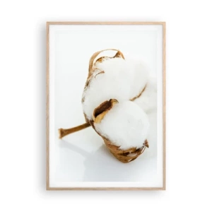 Poster in light oak frame - Soft By Nature - 70x100 cm