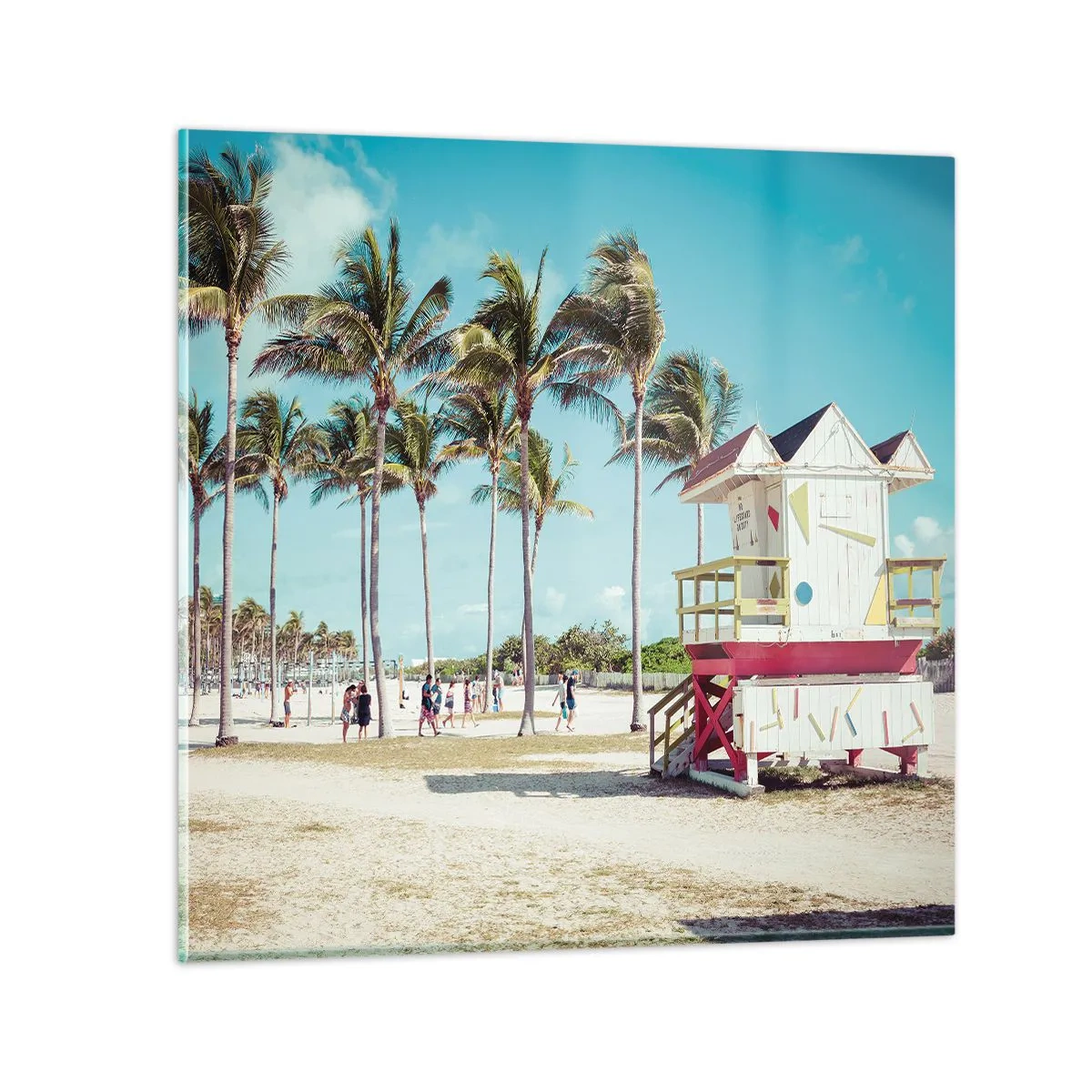 Glass picture - Beautiful Day before You - 70x70 cm