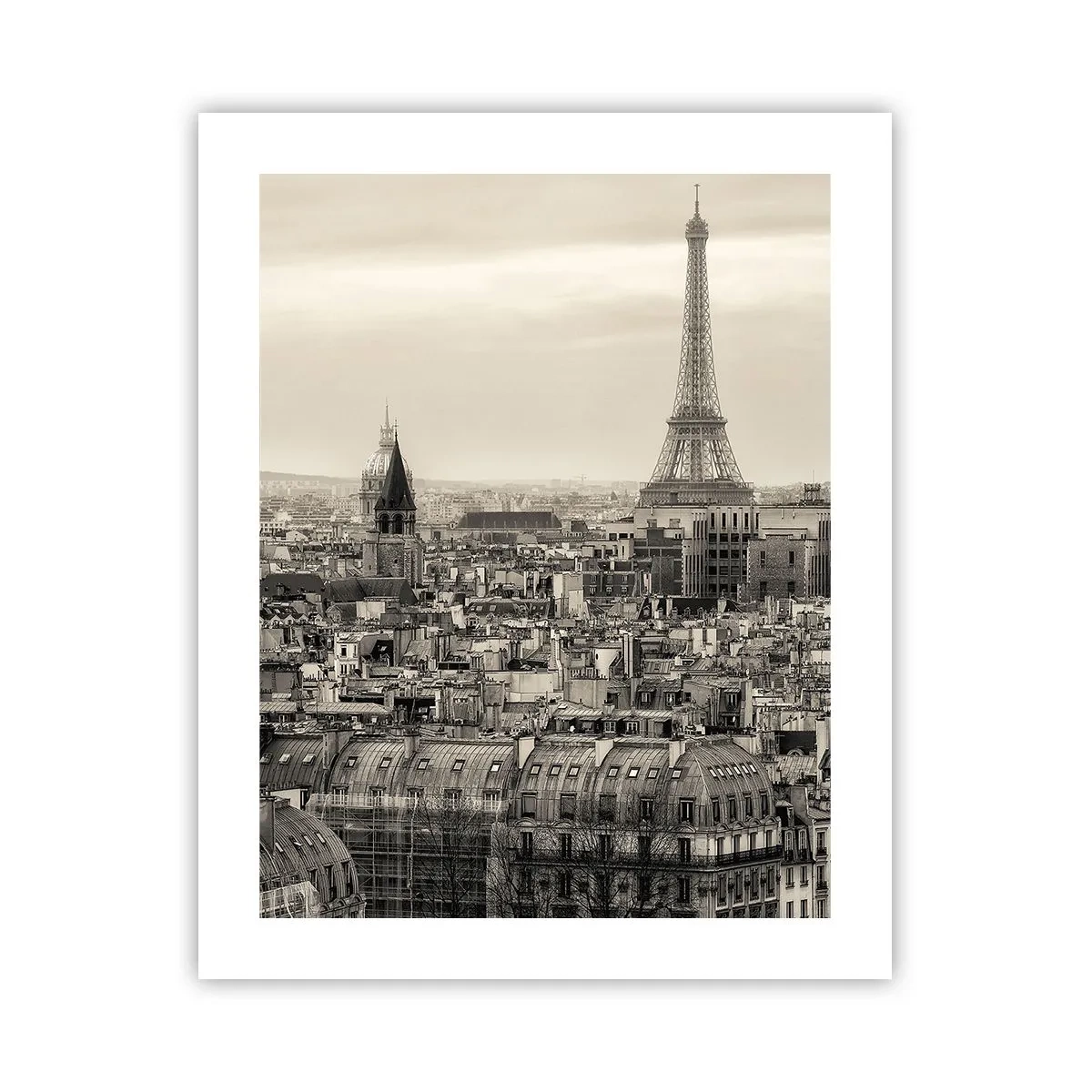 Poster - Over the Roofs of Paris - 40x50 cm