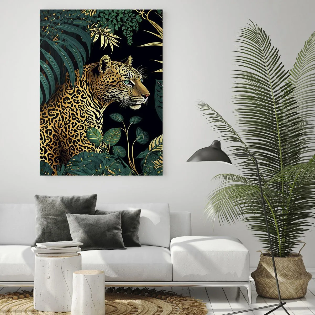 Glass picture - Host in the Jungle - 50x70 cm