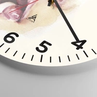 Clock face with numbers