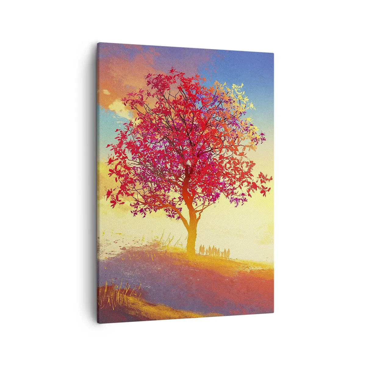 Canvas picture - Pilgrim at Its Goal - 50x70 cm