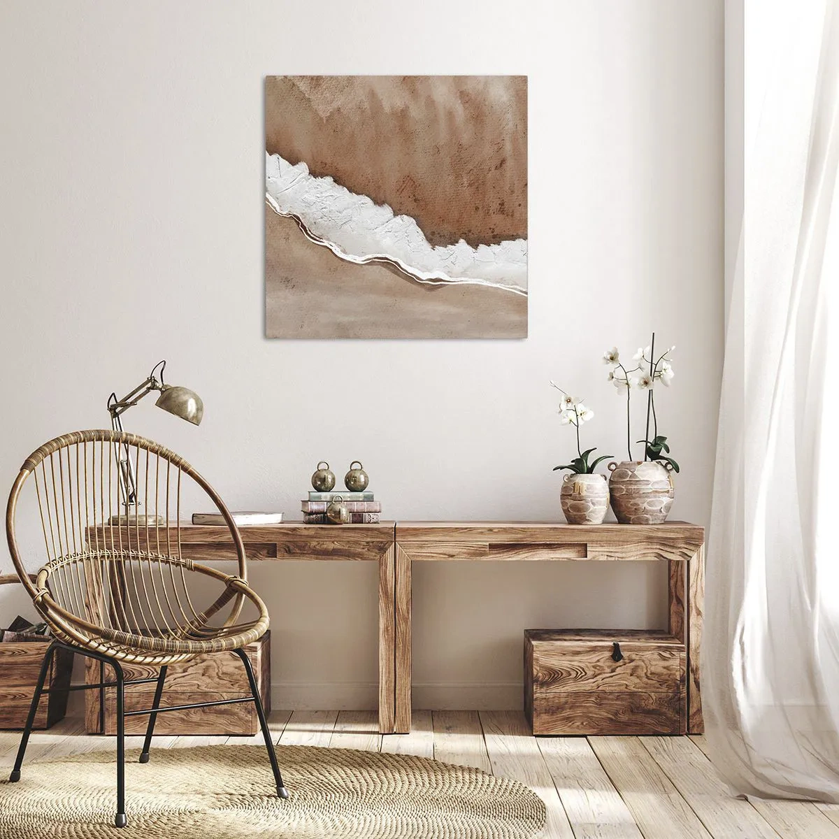 Canvas picture - Earth Colours - 40x40 cm