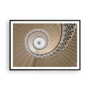 Poster in black frame - Inside the Shell - 100x70 cm