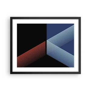 Poster in black frame - Simple Story - 50x40 cm