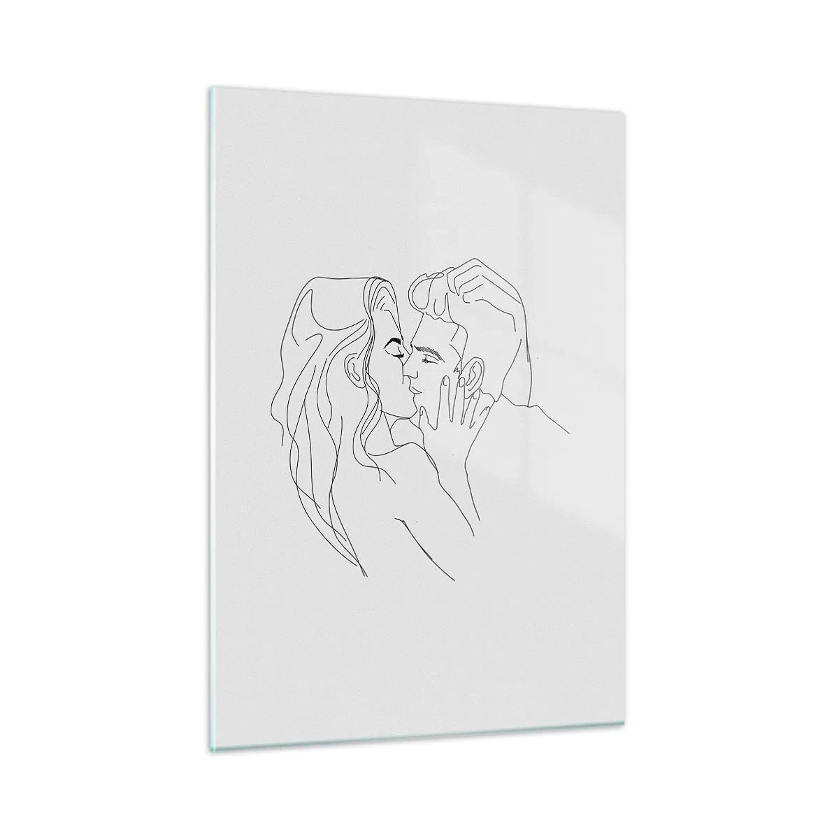 Glass picture - With the Same Line - 50x70 cm