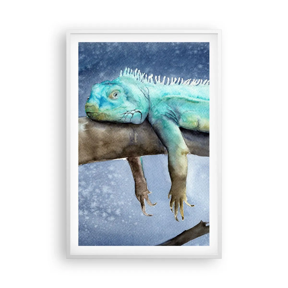 Poster in white frmae - It Feels Good - 61x91 cm