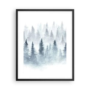 Poster in black frame - Wrapped up in a Fog - 40x50 cm