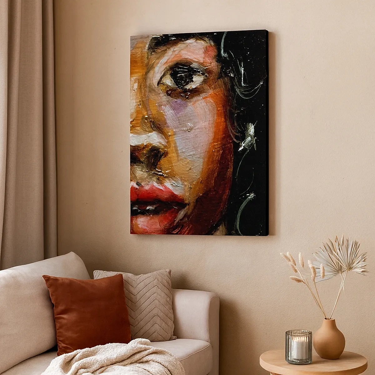 Canvas picture - Black and Shine - 50x70 cm