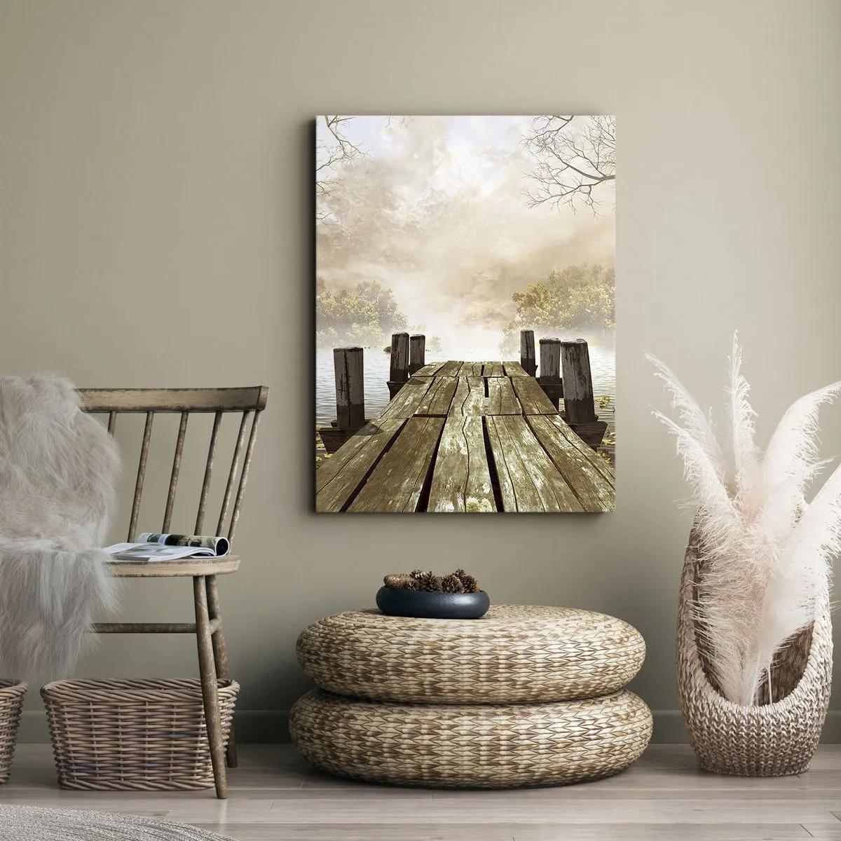 Canvas picture - Gentle Sadness of Autumn - 55x100 cm