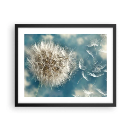 Poster in black frame - Breath of an Angel - 50x40 cm