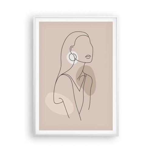 Poster in white frmae - Icon of Girlhood - 70x100 cm