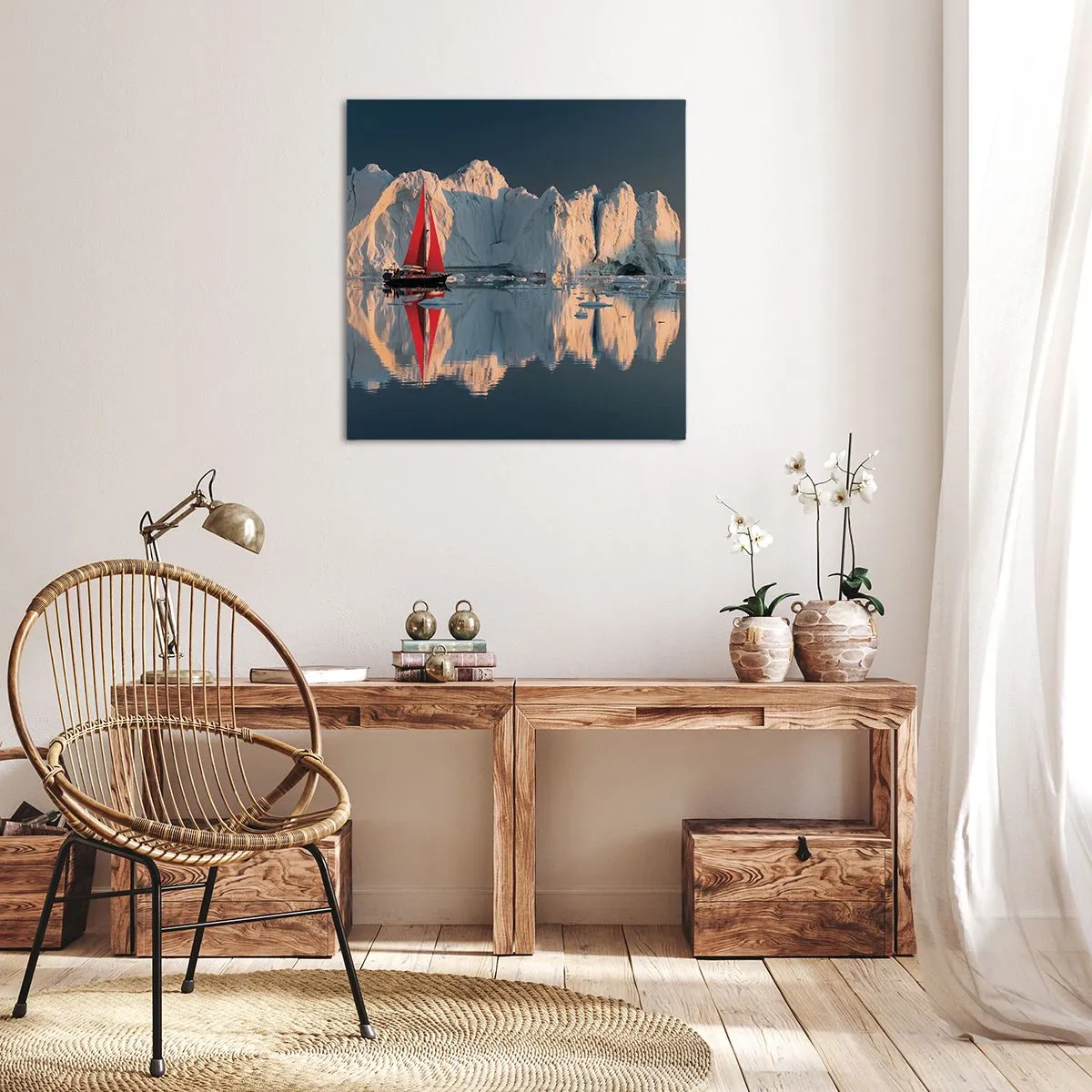 Canvas picture - On the Edge of the World - 70x70 cm