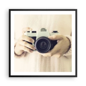 Poster in black frame - To Know More… - 60x60 cm
