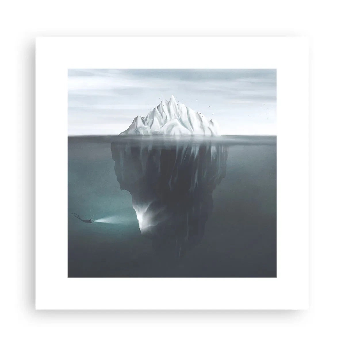 Poster - Underwater Secret - 30x30 cm