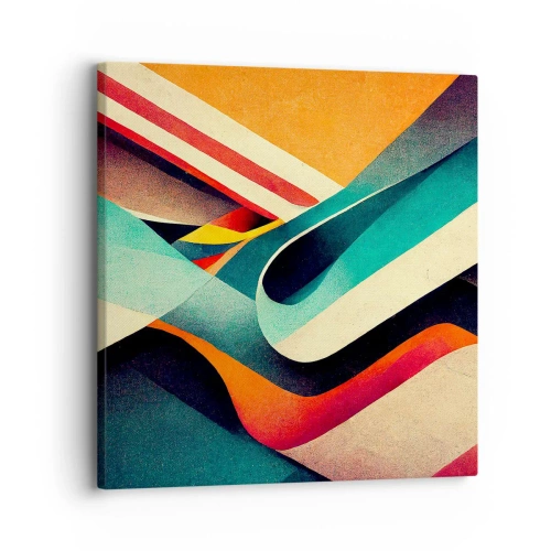 Canvas picture - Intense Composition - 30x30 cm