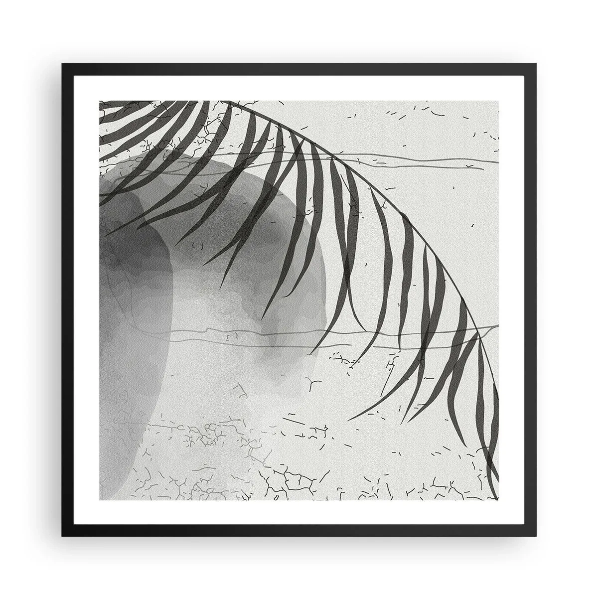 Poster in black frame - Subtle Exoticism of Nature - 60x60 cm