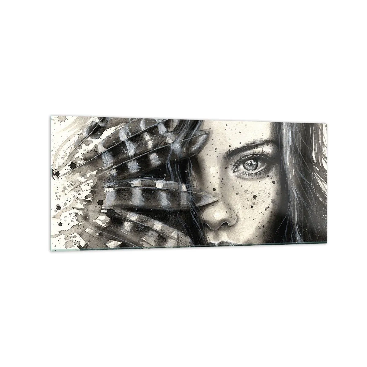 Glass picture - Wild Beauty - 120x50 cm