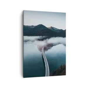 Canvas picture - By the Water Smooth as a Mirror - 50x70 cm