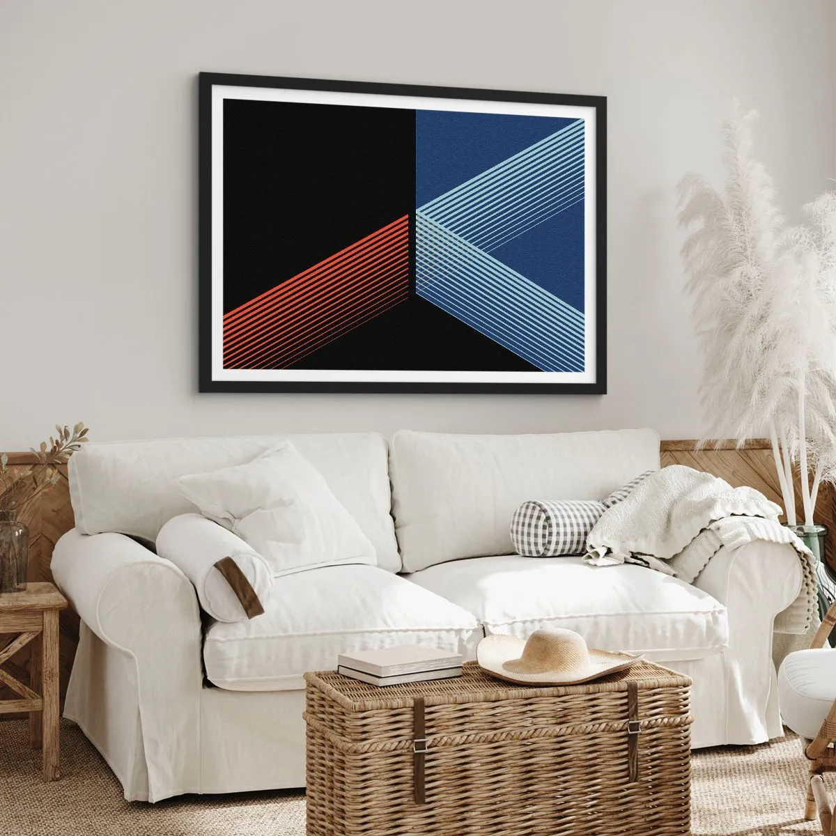 Poster in black frame - Simple Story - 40x30 cm