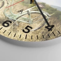 Clock face with numbers