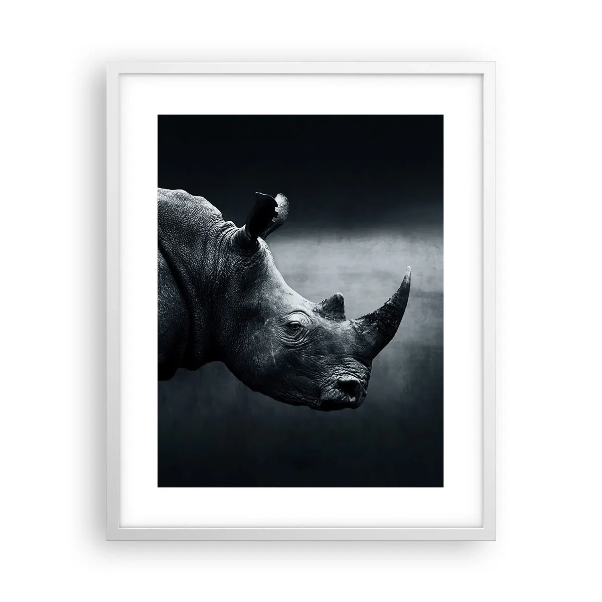 Poster in white frmae - Right Profile - 40x50 cm