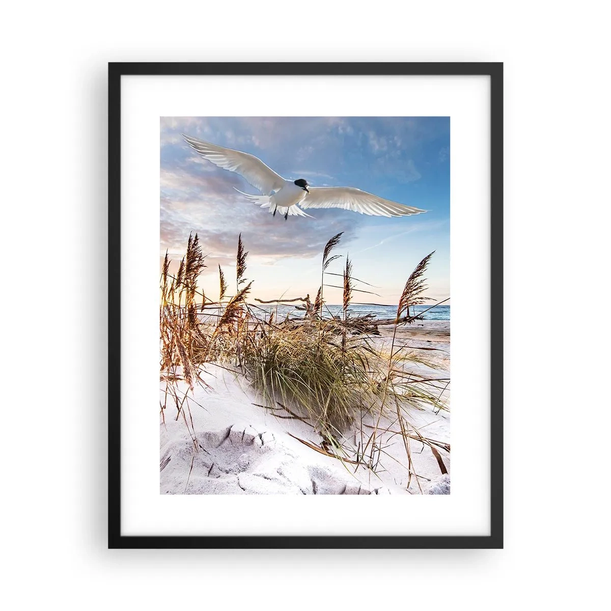 Poster in black frame - Wind from the Sea - 40x50 cm