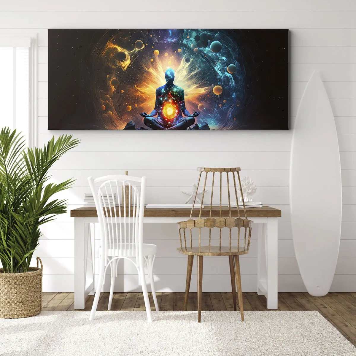 Canvas picture - Cosmic Calm - 160x50 cm