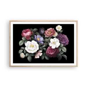 Poster in light oak frame - From an English Garden - 91x61 cm