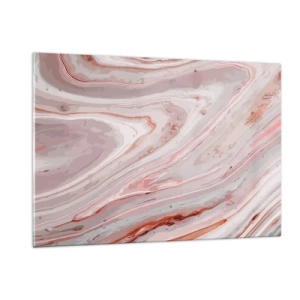 Glass picture - Liquid Pink - 120x80 cm