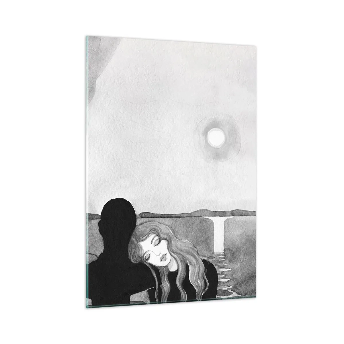 Glass picture - Always a Secret - 50x70 cm