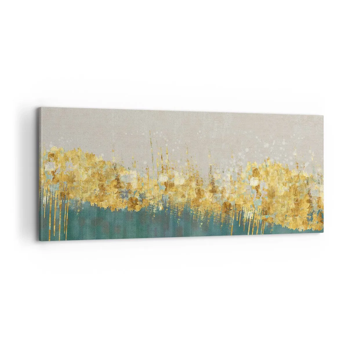 Canvas picture - Golden Border - 100x40 cm